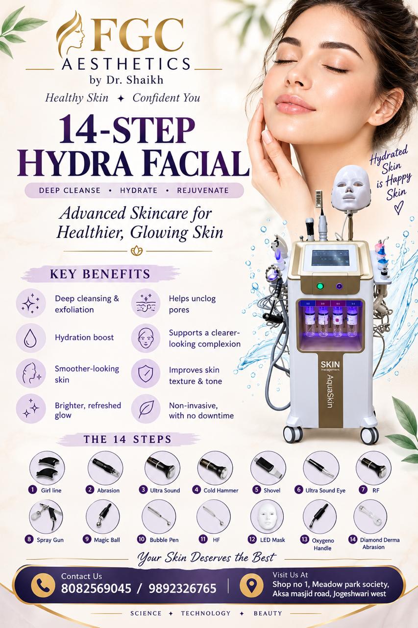14-Step Hydra Facial at FGC Aesthetics, Jogeshwari West
